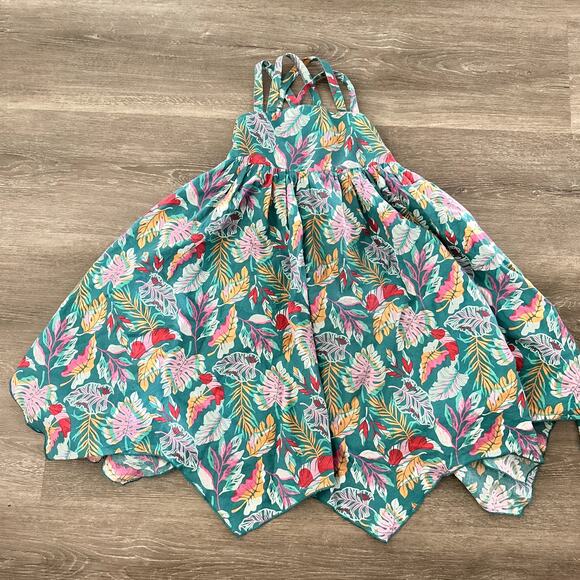 Tommy Bahama Tropical Floral Dress Girls Size 5T - Picture 1 of 4